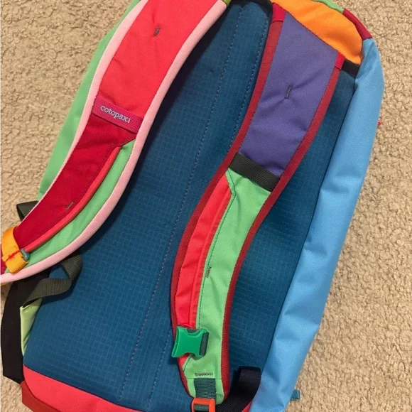 Cotopaxi Allpa 20L Backpack in Blue, Green, and Red - Picture 6 of 6